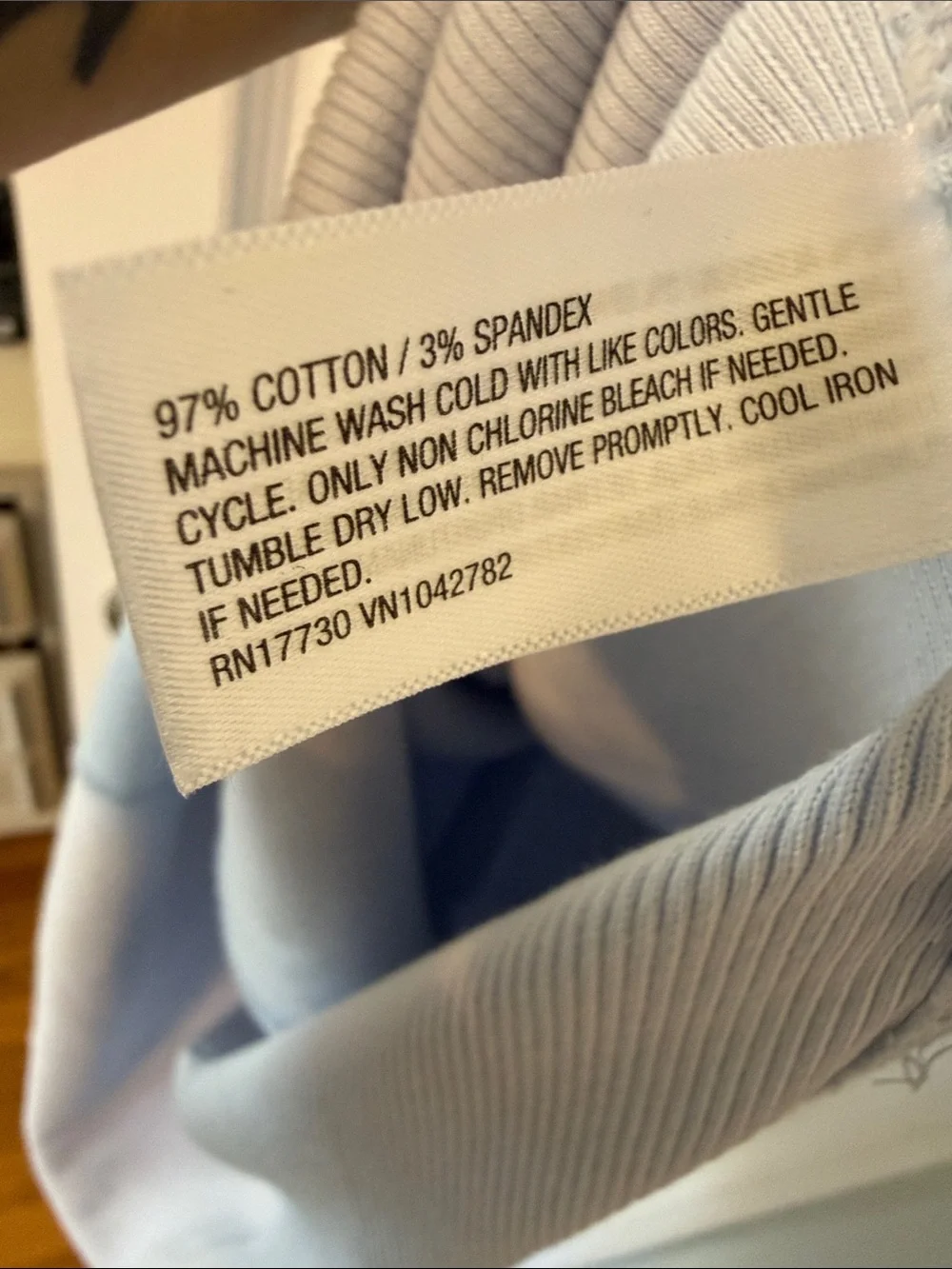 Universal Thread Light Blue Ribbed Tank Maxi Dress - Picture 5 of 5